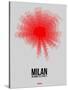 Milan Radiant Map 1-NaxArt-Stretched Canvas