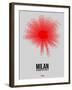 Milan Radiant Map 1-NaxArt-Framed Art Print