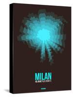 Milan Radiant Map 3-NaxArt-Stretched Canvas