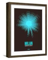 Milan Radiant Map 3-NaxArt-Framed Art Print