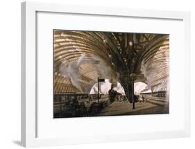 Milan's New Station-Cesare Fratino-Framed Art Print