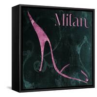 Milan Shoes-Mindy Sommers-Framed Stretched Canvas