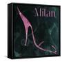 Milan Shoes-Mindy Sommers-Framed Stretched Canvas