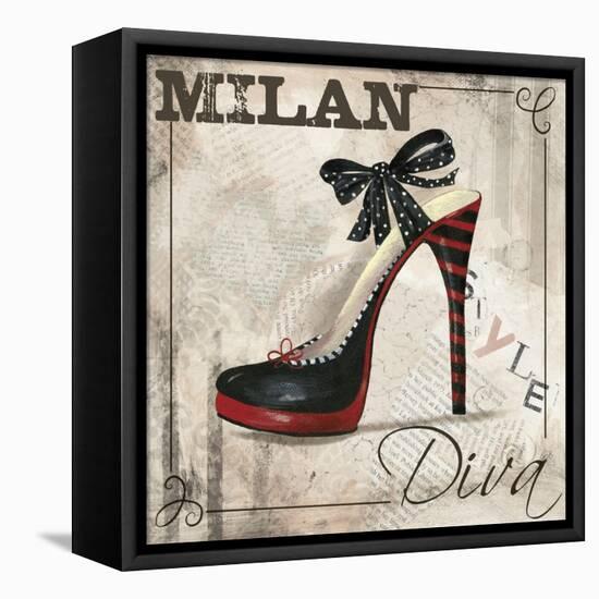 Milan Style-Fiona Stokes-Gilbert-Framed Stretched Canvas