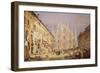 Milan, the Cathedral Square-Samuel Prout-Framed Giclee Print