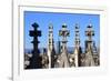 Milano New Skyline (Porta Nuova District) View from the Duomo.-Stefano Amantini-Framed Photographic Print