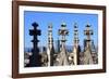 Milano New Skyline (Porta Nuova District) View from the Duomo.-Stefano Amantini-Framed Photographic Print