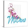 Milano Shoe-Elle Stewart-Stretched Canvas