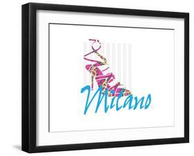 Milano Shoe-Elle Stewart-Framed Art Print