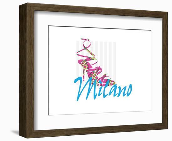 Milano Shoe-Elle Stewart-Framed Art Print