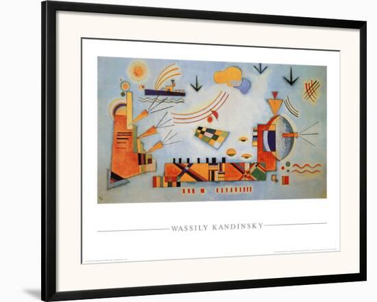 Milder Vorgang, 1928-Wassily Kandinsky-Framed Art Print
