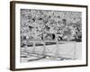 Mildred 'Babe' Didrikson, Running the 80-Meter Hurdles, at the 1932 Olympics-null-Framed Photo