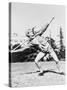 Mildred 'Babe' Didrikson, Winding Up for Javelin Toss at the 1932 Olympics-null-Stretched Canvas