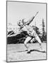 Mildred 'Babe' Didrikson, Winding Up for Javelin Toss at the 1932 Olympics-null-Mounted Photo