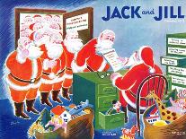 Santa's Helpers - Jack and Jill, December 1942-Mildred Boyle-Framed Stretched Canvas