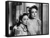MILDRED PIERCE, 1945 directed by MICHAEL CURTIZ Ann Blyth and Joan Crawford (b/w photo)-null-Framed Stretched Canvas