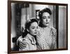 MILDRED PIERCE, 1945 directed by MICHAEL CURTIZ Ann Blyth and Joan Crawford (b/w photo)-null-Framed Photo