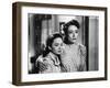 MILDRED PIERCE, 1945 directed by MICHAEL CURTIZ Ann Blyth and Joan Crawford (b/w photo)-null-Framed Photo