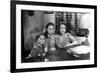 MILDRED PIERCE, 1945 directed by MICHAEL CURTIZ Jo Ann Marlowe, Ann Blyth and Joan Crawford (b/w ph-null-Framed Photo