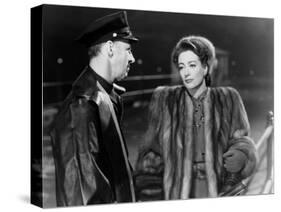 MILDRED PIERCE, 1945 directed by MICHAEL CURTIZ Joan Crawford (b/w photo)-null-Stretched Canvas