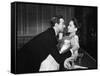 MILDRED PIERCE, 1945 directed by MICHAEL CURTIZ Zachary Scott and Ann Blyth (b/w photo)-null-Framed Stretched Canvas
