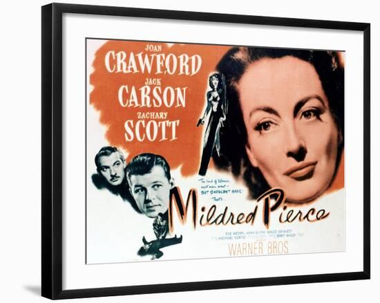 Mildred Pierce, 1945, Directed by Michael Curtiz-null-Framed Giclee Print