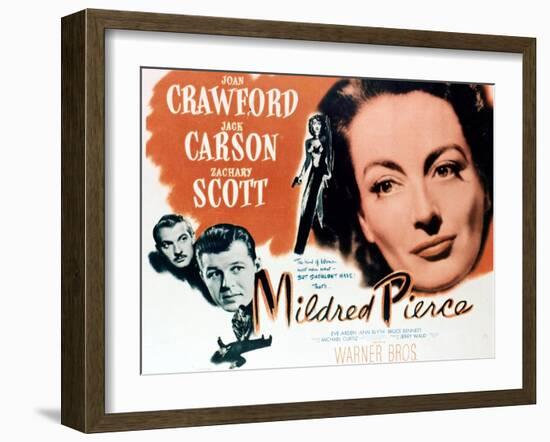 Mildred Pierce, 1945, Directed by Michael Curtiz-null-Framed Giclee Print