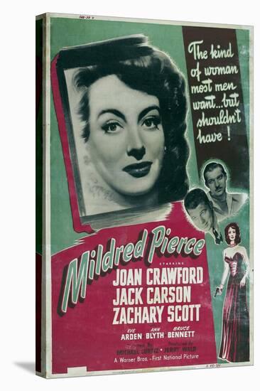 Mildred Pierce, 1945-null-Stretched Canvas