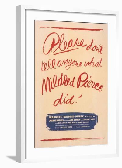 Mildred Pierce, 1945-null-Framed Art Print