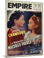 Mildred Pierce, Belgian Movie Poster, 1945-null-Mounted Art Print