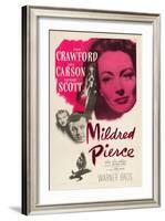 Mildred Pierce, Joan Crawford, Zachary Scott, Jack Carson, 1945-null-Framed Art Print