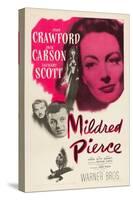 Mildred Pierce, Joan Crawford, Zachary Scott, Jack Carson, 1945-null-Stretched Canvas