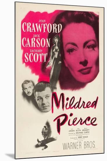 Mildred Pierce, Joan Crawford, Zachary Scott, Jack Carson, 1945-null-Mounted Art Print