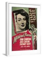 Mildred Pierce, Joan Crawford, Zachary Scott, Jack Carson, 1945-null-Framed Art Print