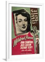 Mildred Pierce, Joan Crawford, Zachary Scott, Jack Carson, 1945-null-Framed Art Print