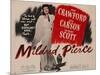 Mildred Pierce, UK Movie Poster, 1945-null-Mounted Art Print