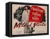 Mildred Pierce, UK Movie Poster, 1945-null-Framed Stretched Canvas
