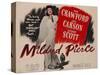 Mildred Pierce, UK Movie Poster, 1945-null-Stretched Canvas