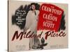 Mildred Pierce, UK Movie Poster, 1945-null-Stretched Canvas