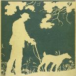 Blind Man and Dog-Mildred R Lamb-Framed Stretched Canvas