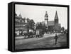 Mile End Road, East End of London-Peter Higginbotham-Framed Stretched Canvas