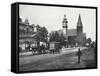 Mile End Road, East End of London-Peter Higginbotham-Framed Stretched Canvas