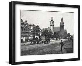 Mile End Road, East End of London-Peter Higginbotham-Framed Photographic Print