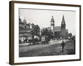 Mile End Road, East End of London-Peter Higginbotham-Framed Photographic Print