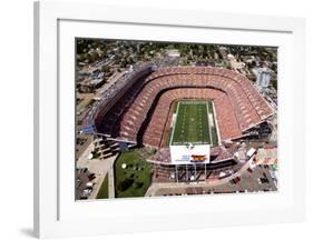 Mile High Stadium - Denver, Colorado-Mike Smith-Framed Art Print