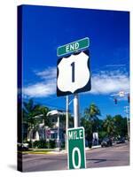 Mile Marker 0, Key West, Florida Keys, Florida, USA-Terry Eggers-Stretched Canvas