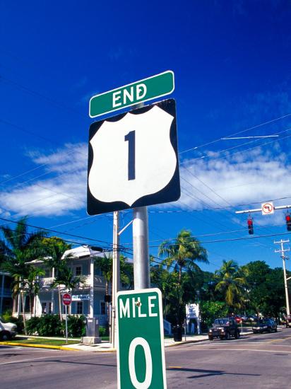 Mile Marker 0, Key West, Florida Keys, Florida, Photographic Print - Terry Eggers | AllPosters.com