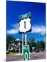 Mile Marker 0, Key West, Florida Keys, Florida, USA-Terry Eggers-Mounted Photographic Print