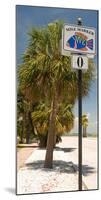 Mile Marker Zero at Pass-A-Grille, St. Pete Beach, Tampa Bay Area, Tampa Bay, Florida, USA-null-Mounted Photographic Print