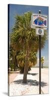 Mile Marker Zero at Pass-A-Grille, St. Pete Beach, Tampa Bay Area, Tampa Bay, Florida, USA-null-Stretched Canvas